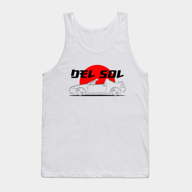 Del Sol JDM Tank Top by GoldenTuners